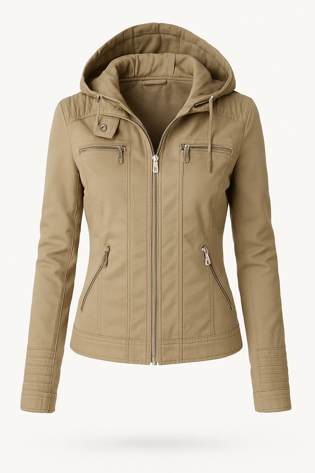 Evelyn Women's Leather Jacket | High-Quality Faux Leather, Stylish & Comfortable