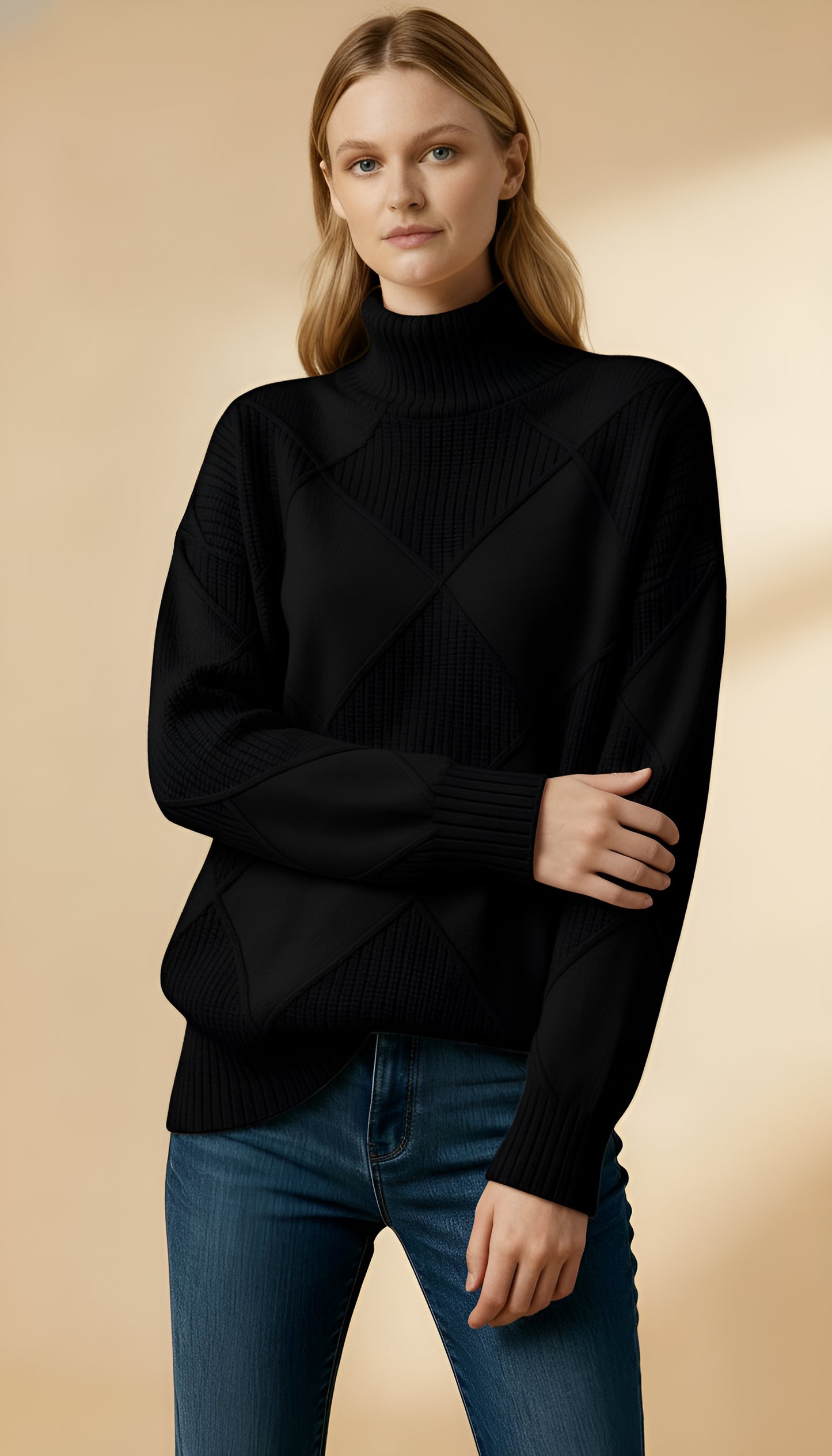 Women’s Turtleneck Sweater – Luxury Winter Knitwear for Warmth & Elegance