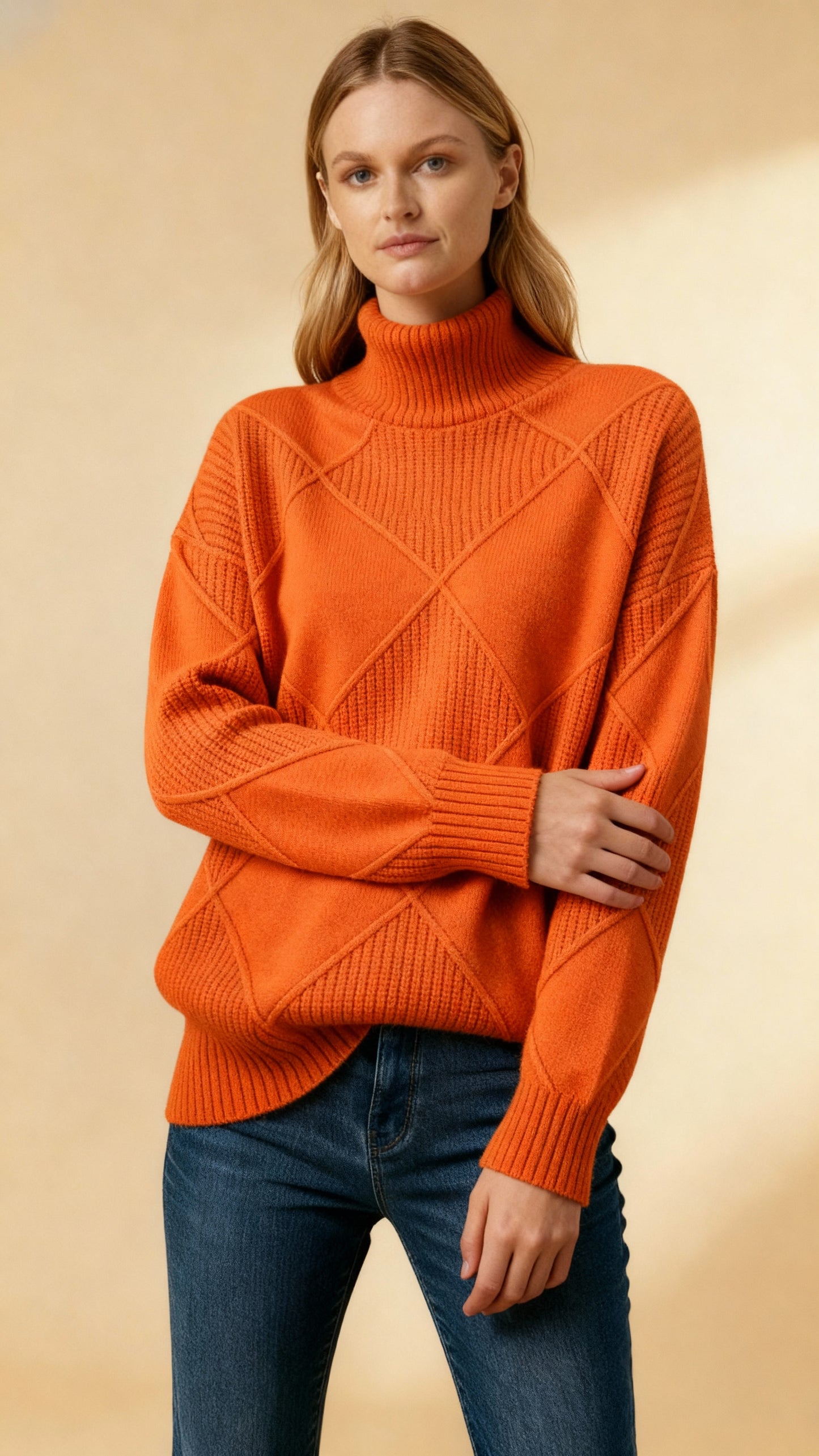 Women’s Turtleneck Sweater – Luxury Winter Knitwear for Warmth & Elegance