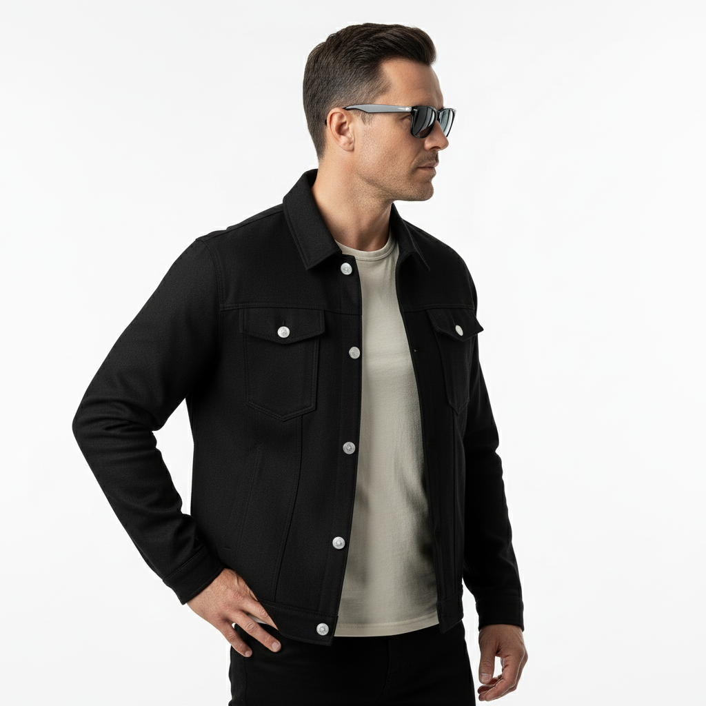 Harrison Men's Jacket | Durable Suede Blend, Versatile Style