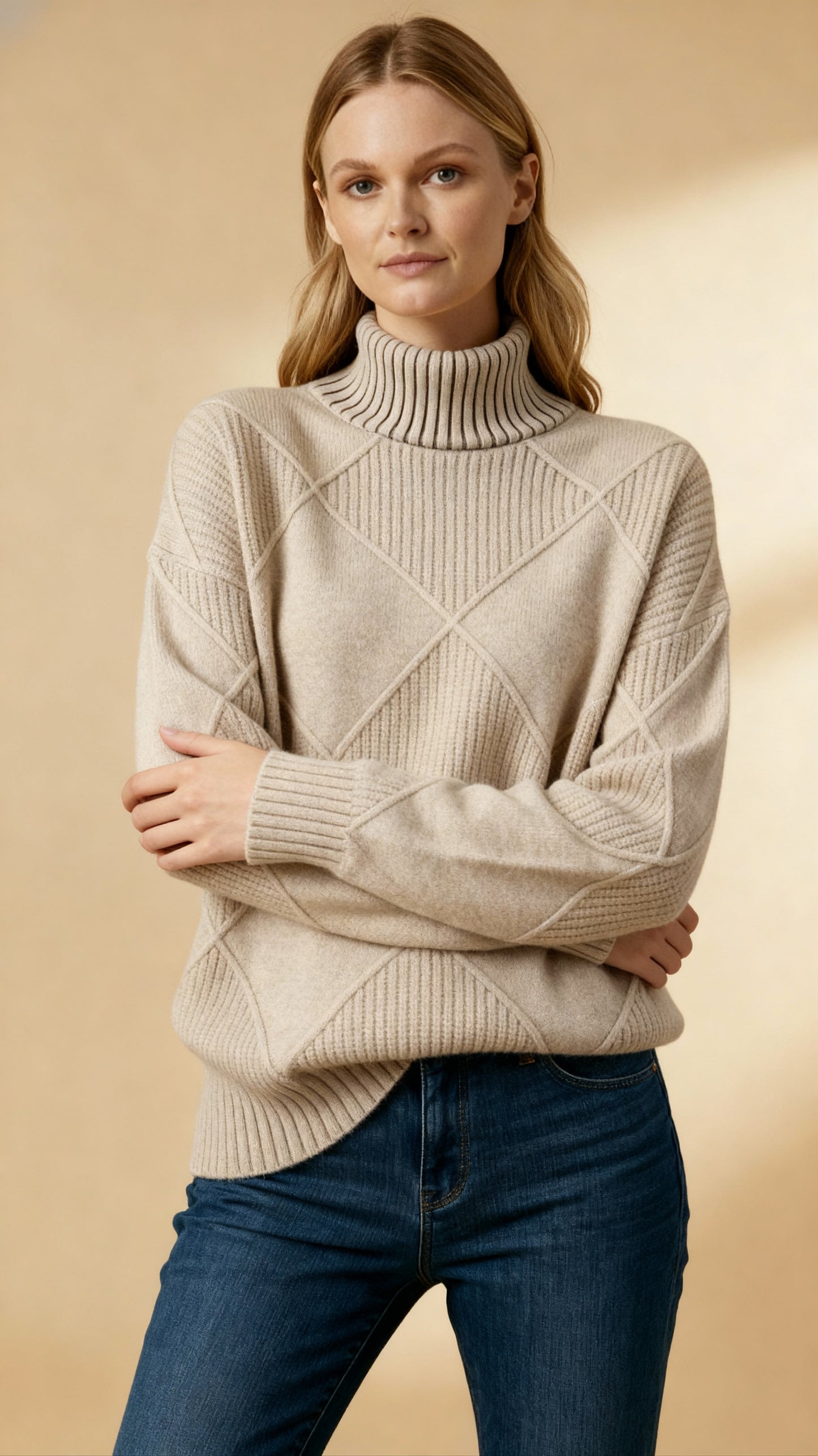 Women’s Turtleneck Sweater – Luxury Winter Knitwear for Warmth & Elegance