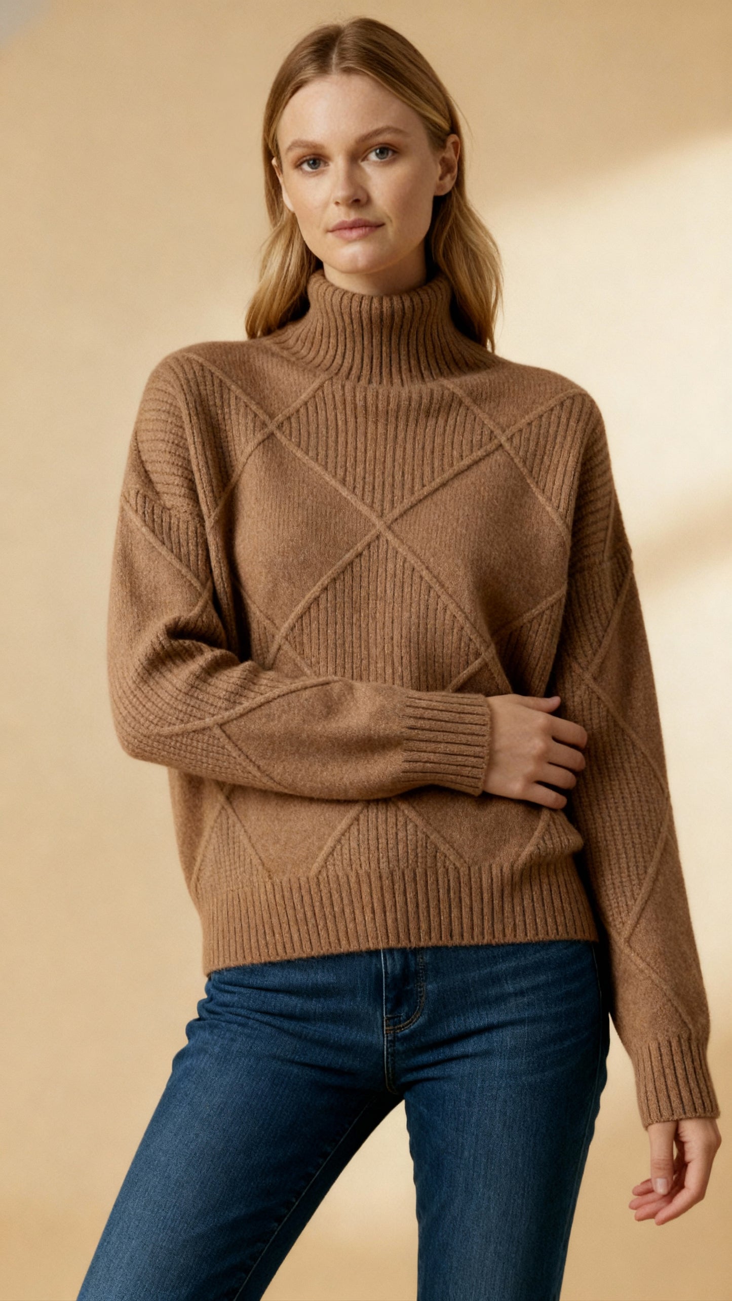 Women’s Turtleneck Sweater – Luxury Winter Knitwear for Warmth & Elegance