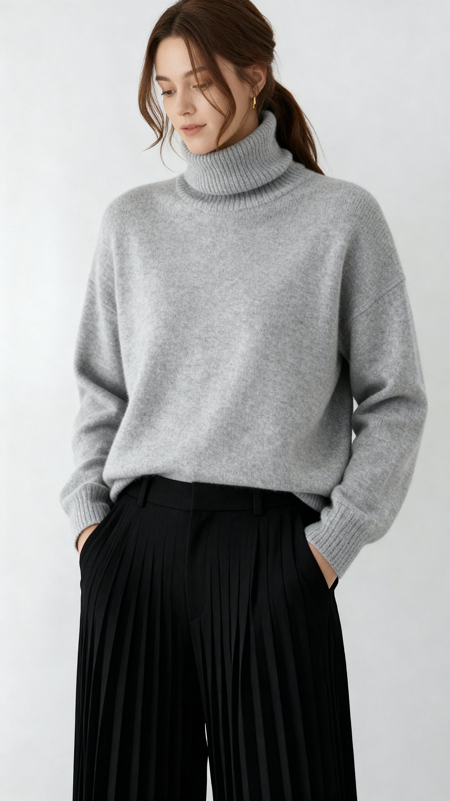 Women’s Turtleneck Sweater – Luxury Winter Knitwear