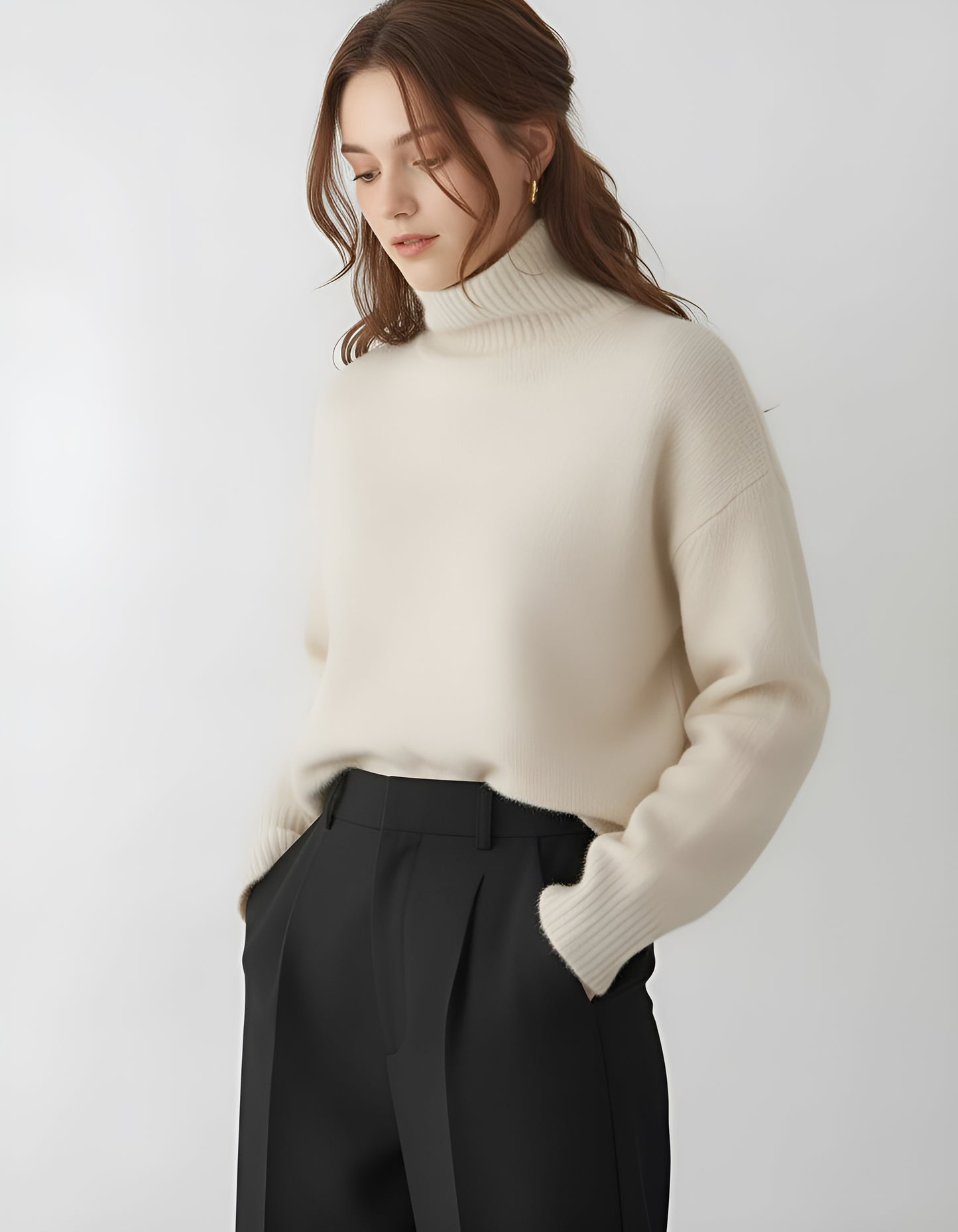 Women’s Turtleneck Sweater – Luxury Winter Knitwear