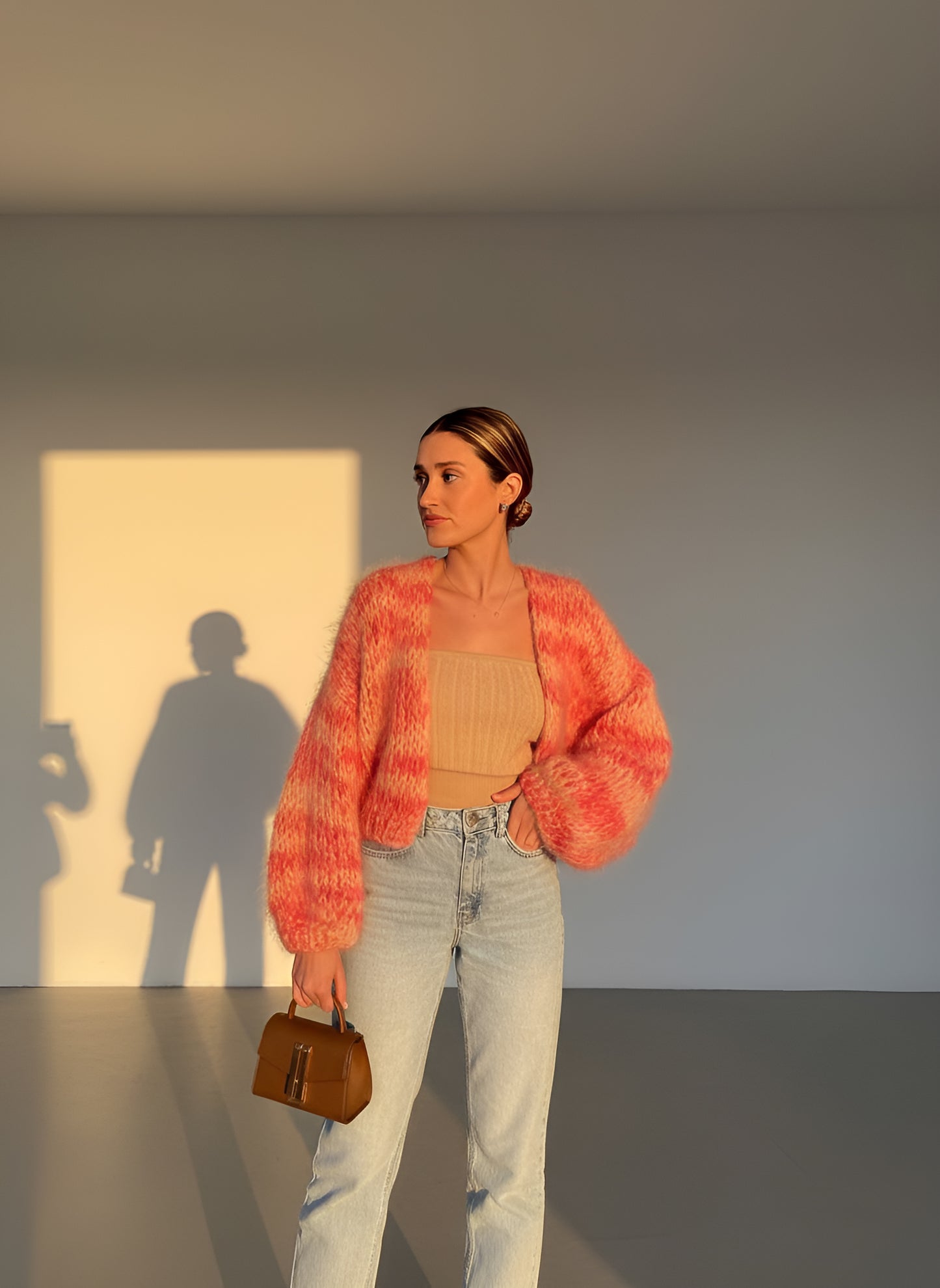 Womens Cropped Sweater - Comfortable and colourful