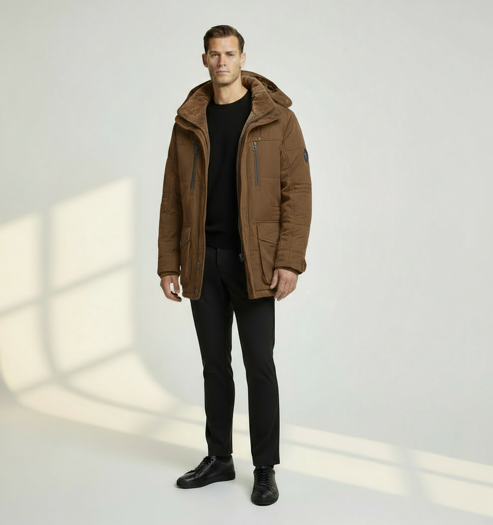 Men’s Waterproof Breathable Winter Jacket | Warm Insulated Outdoor Coat