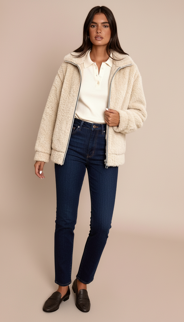 Sophie Women's Fleece Jacket | Soft and Cozy, Casual Outerwear