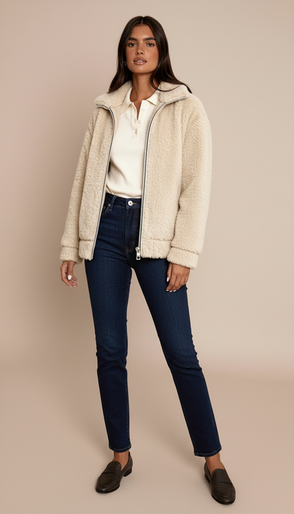 Sophie Women's Fleece Jacket | Soft and Cozy, Casual Outerwear