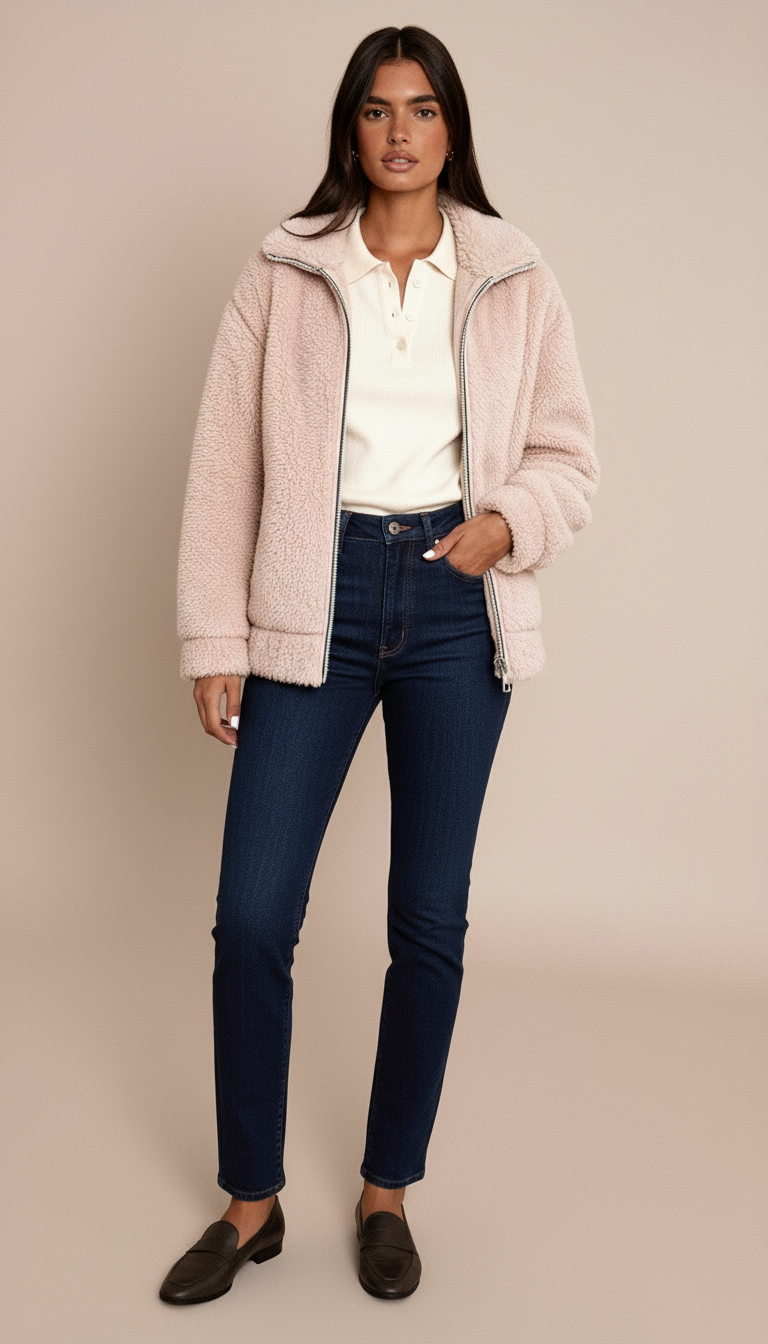 Sophie Women's Fleece Jacket | Soft and Cozy, Casual Outerwear