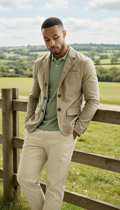 Dante Men's Blazer Jacket | Lightweight Casual Elegance