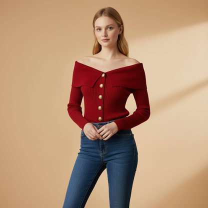 Ava Women's Cardigan | Ribbed Texture, Versatile Layering