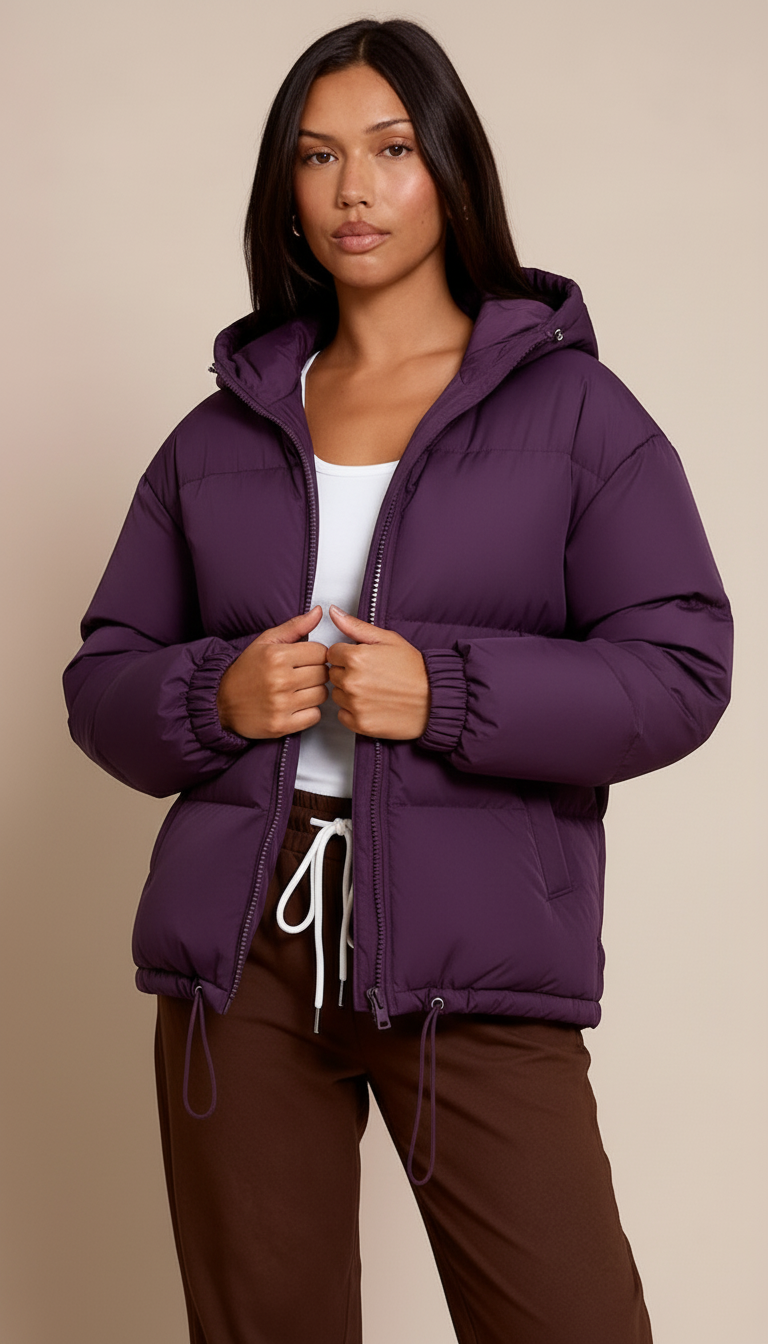 Jade Women's Jacket | Hooded, Classic Design for Winter Coats