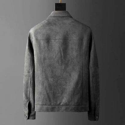 Harrison Men's Jacket | Durable Suede Blend, Versatile Style