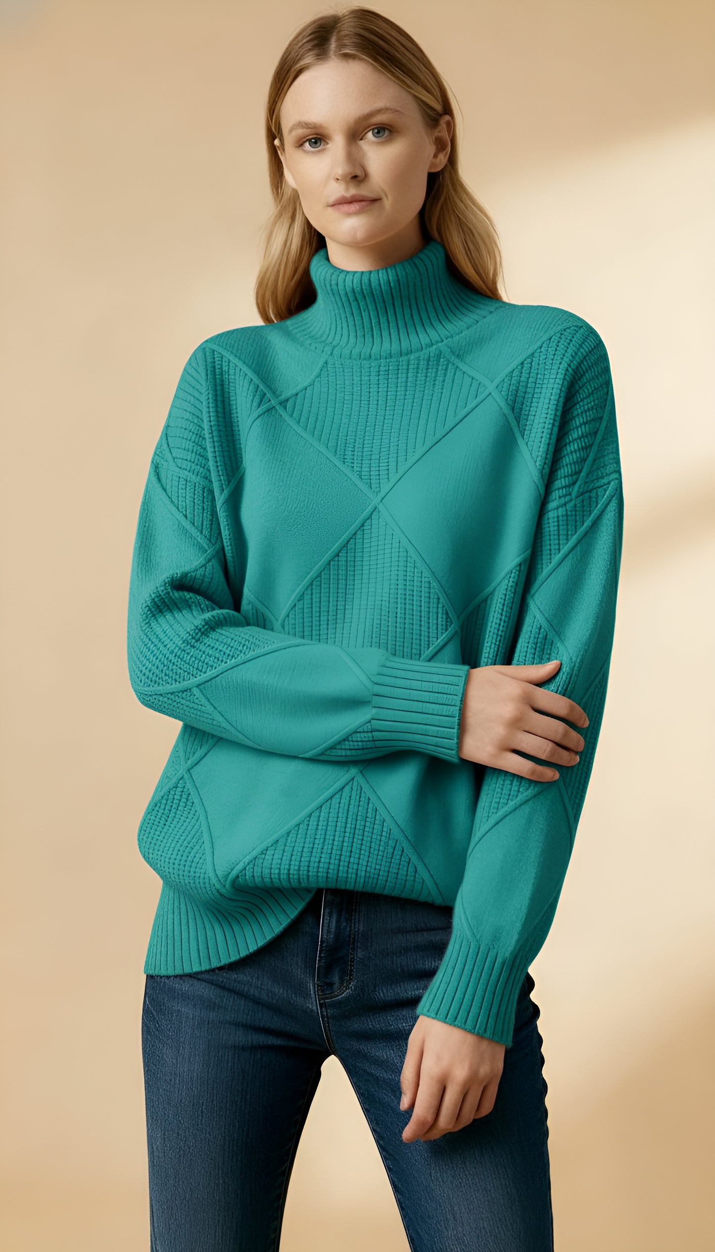Women’s Turtleneck Sweater – Luxury Winter Knitwear for Warmth & Elegance