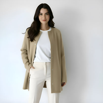 Women’s Luxury Soft Wool Cardigan – Cozy Button-Up Knit