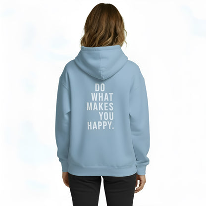 Women’s Hooded Text Print Sweater – Cozy Pullover Hoodie for Casual & Outdoor Wear