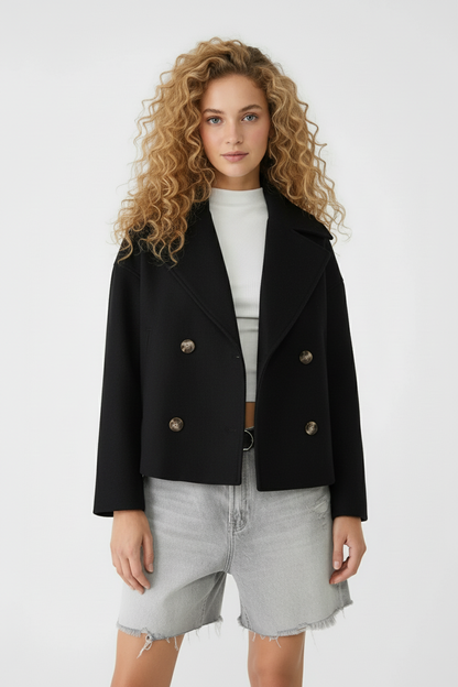 Ava Women's Jacket | Wool-Look, Oversized Fit