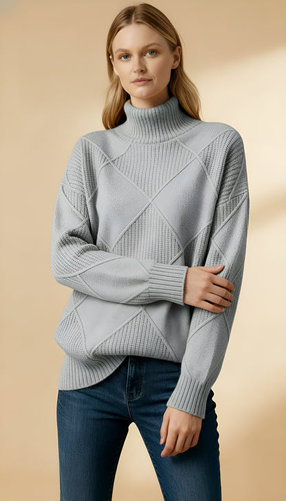 Women’s Turtleneck Sweater – Luxury Winter Knitwear for Warmth & Elegance