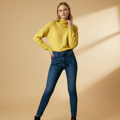 Women’s Turtleneck Sweater – Luxury Winter Knitwear for Warmth & Elegance