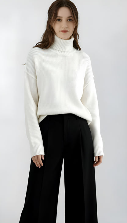 Women’s Turtleneck Sweater – Luxury Winter Knitwear
