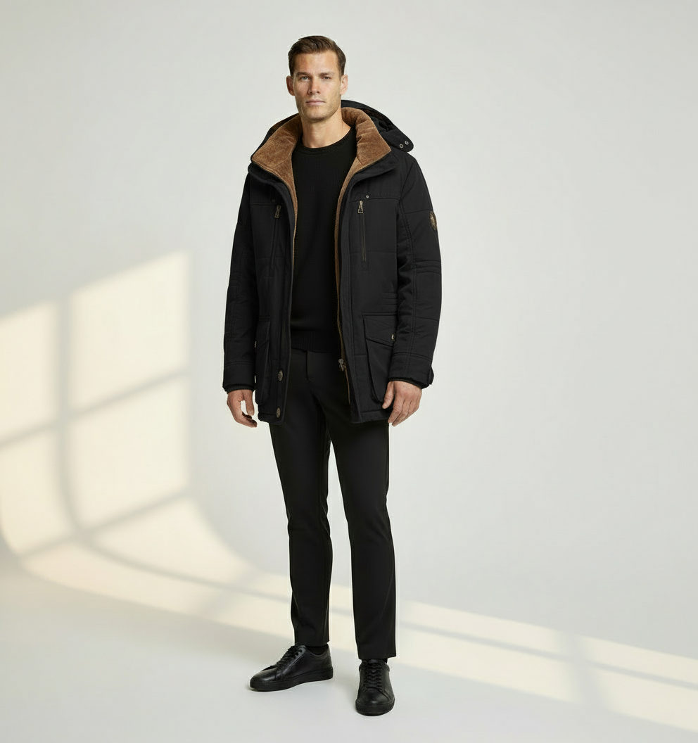 Men’s Waterproof Breathable Winter Jacket | Warm Insulated Outdoor Coat