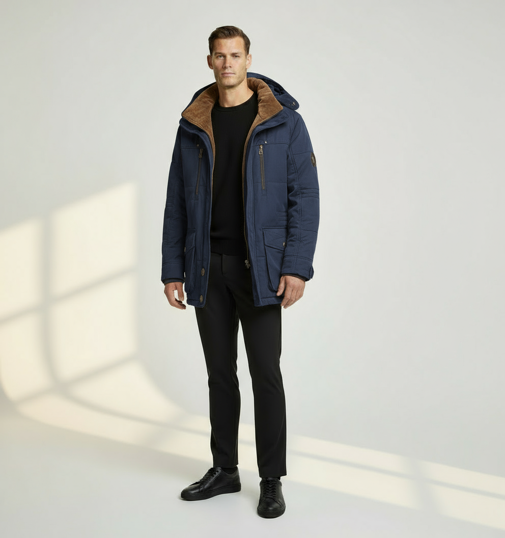 Men’s Waterproof Breathable Winter Jacket | Warm Insulated Outdoor Coat