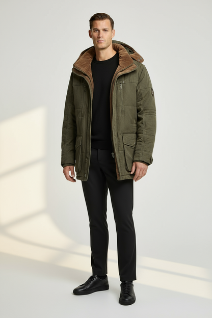 Men’s Waterproof Breathable Winter Jacket | Warm Insulated Outdoor Coat