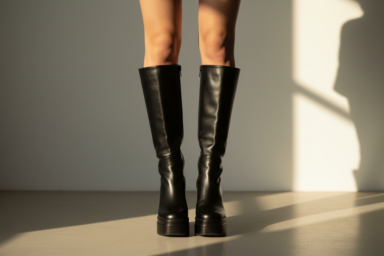 Women’s Winter Chic Over-the-Knee Boots with Chunky Heel | Stylish Tall Boots